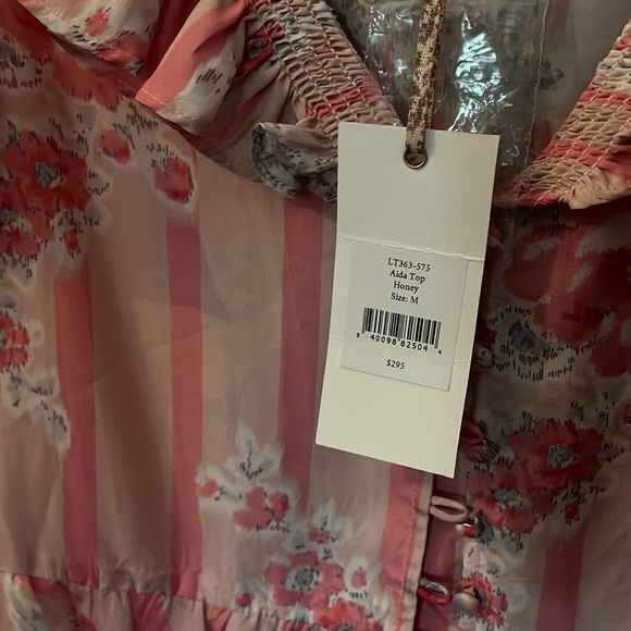 NWT summer BoHo silk top - Picture 2 of 4